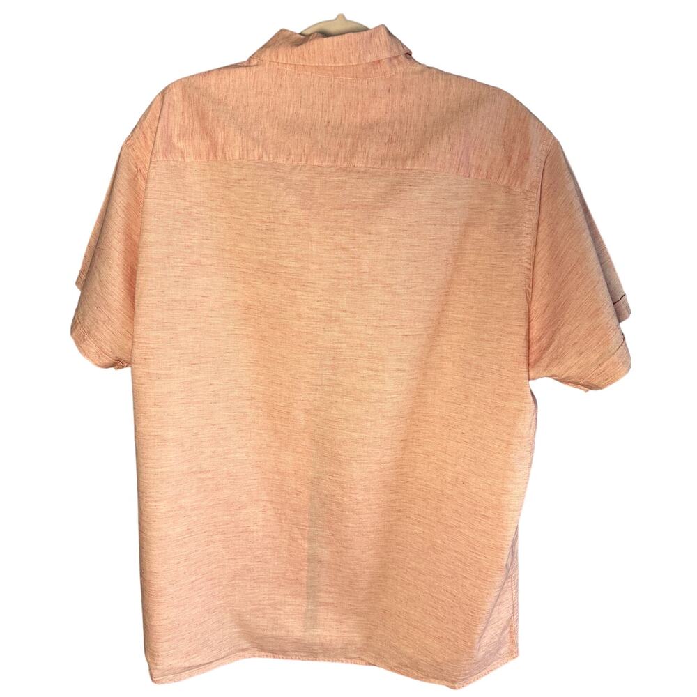MARC ANTHONY LUXURY MENS PEACH BUTTON DOWN SLIM FIT XXL - Picture 2 of 7